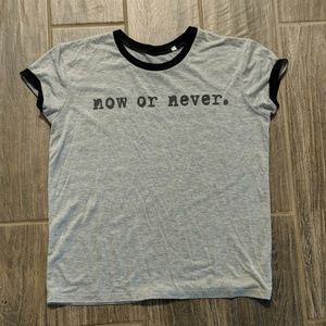 Grey Juniors T-shirt